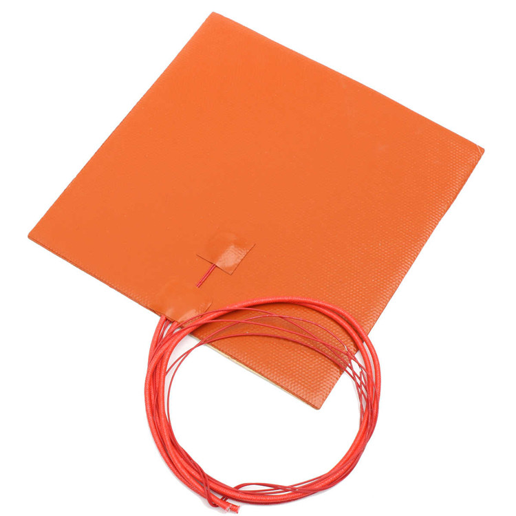 Silicone rubber pad heater