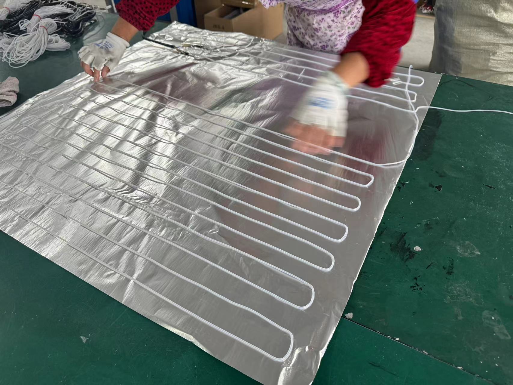 aluminum foil heater for IBC