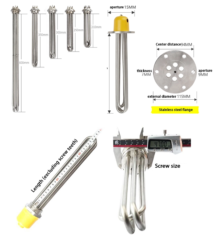 water tank immersion tube heater